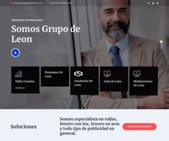 Grupodeleon.net(Grupo de Leon) Screenshot