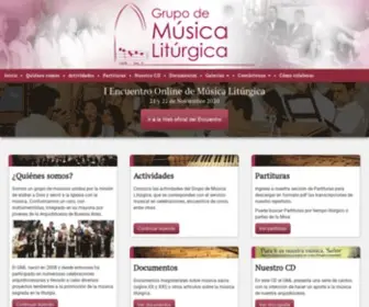 Grupodemusicaliturgica.org.ar(Grupo de Música Litúrgica) Screenshot