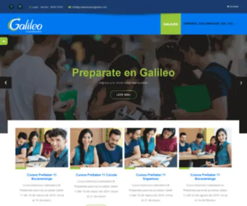 Grupoeducativogalileo.co(Grupo Educativo Galileo) Screenshot