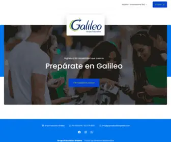 Grupoeducativogalileo.org(Grupo Educativo Galileo) Screenshot