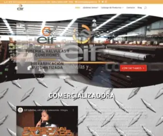 Grupoeif.com(Equipos Industriales de Fluidos Tuberías) Screenshot