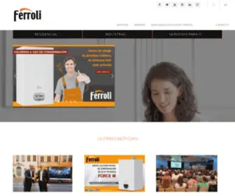 Grupoferroli.es(Calefacción) Screenshot