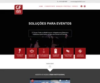 Grupofortele.com.br(Grupo Forte Locação e Eventos) Screenshot