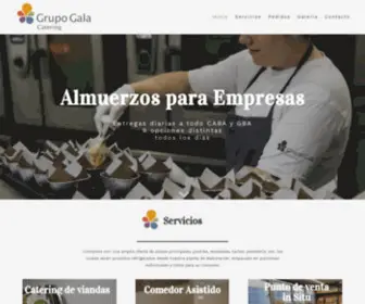 Grupogala.com.ar(La solución para los almuerzos de tus empleados. Pedidos vía APP) Screenshot