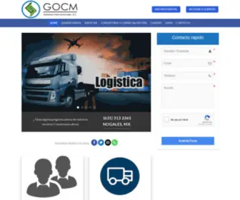 Grupogocm.com.mx(Agencia Aduanal en Nogales Sonora) Screenshot