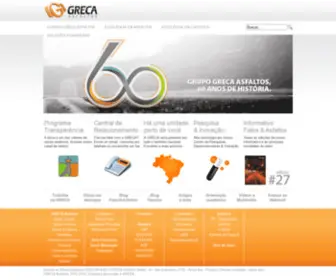 Grupogreca.com.br(O Grupo GRECA Asfaltos) Screenshot