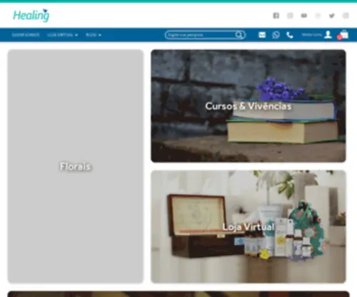 Grupohealing.com.br(Página inicial) Screenshot