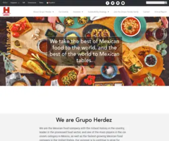 Grupoherdez.mx(Grupo Herdez) Screenshot