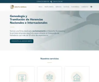 Grupohereda.com(Grupo Hereda) Screenshot