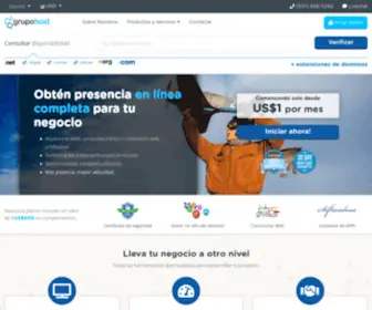 Grupohost.pa(Hosting) Screenshot