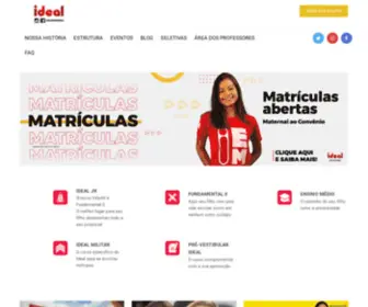 Grupoideal.com.br(Colégio Ideal) Screenshot