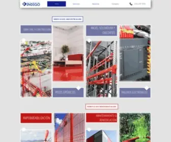Grupoindigo.com.mx(Construcción y obra civil) Screenshot
