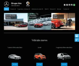 Grupoitra.com(Grupo Itra Concesionario Oficial y taller autorizado Mercedes) Screenshot