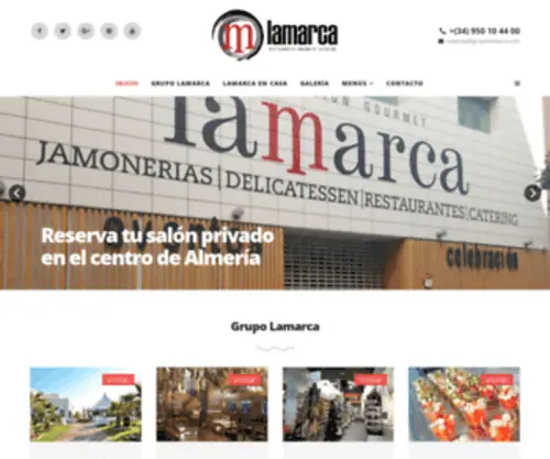 Grupolamarca.com(Inicio) Screenshot