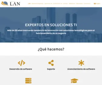 Grupolan.com(Empresa especializada en soluciones de TI) Screenshot