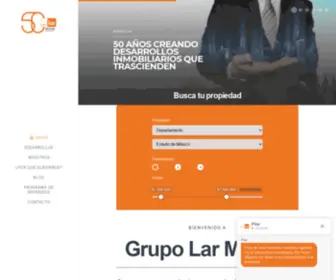 Grupolar.com.mx(Grupo Lar México) Screenshot