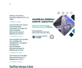 Grupolarabida.org(Grupo La Rabida) Screenshot