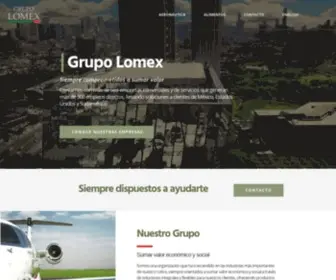 Grupolomex.com(Lomex Home) Screenshot