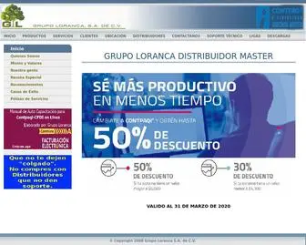 Grupoloranca.com(CONTPAQI Grupo Loranca) Screenshot