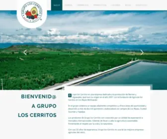 Grupoloscerritos.com.mx(Agrícultura) Screenshot