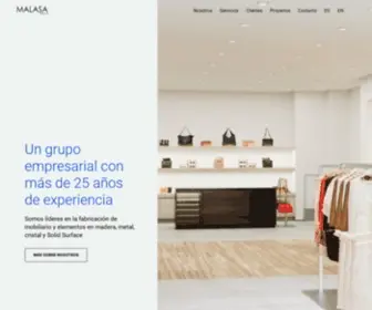 Grupomalasa.com(Grupo Malasa) Screenshot