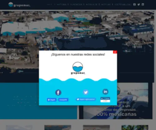 Grupomar.com(Grupo Marítimo Industrial (GRUPOMAR®)) Screenshot