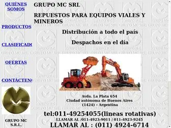 Grupomc.com.ar(GRUPO MC SRL) Screenshot