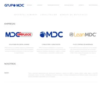 Grupomdc.com(Grupo MDC) Screenshot