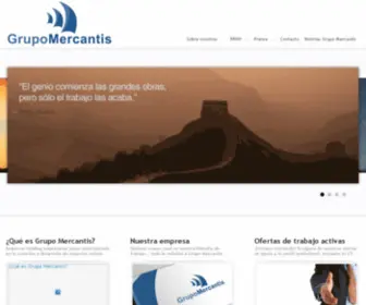Grupomercantis.com(Grupo Mercantis) Screenshot