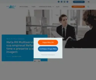 Grupometa.com(O Grupo Meta possui 8 unidades de negócio) Screenshot