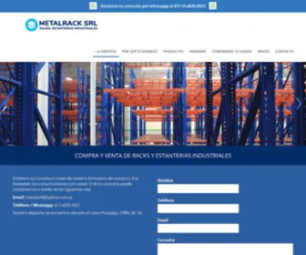 Grupometalrack.com(Grupo Metal Rack) Screenshot