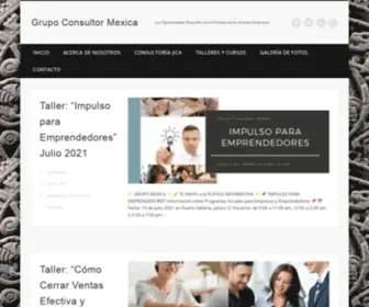 Grupomexica.com(Grupo Consultor Mexica) Screenshot