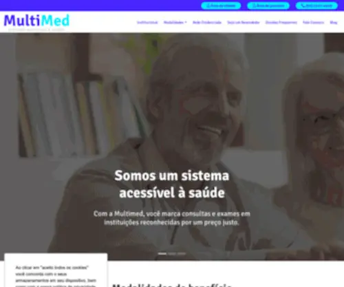 Grupomultimed.com.br(Consultas, exames e medicamentos acessíveis) Screenshot