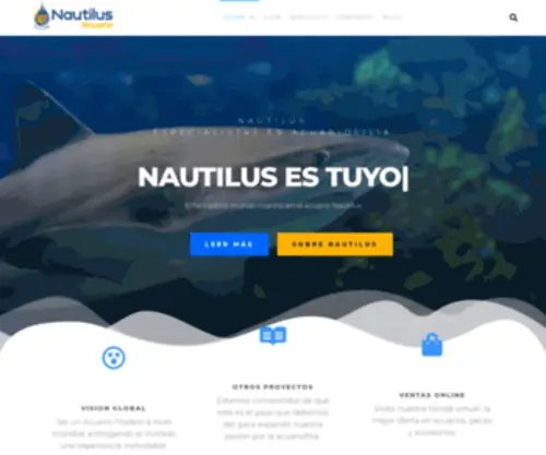 Gruponautilus.com.pe(Expertos en Acuariofilia) Screenshot