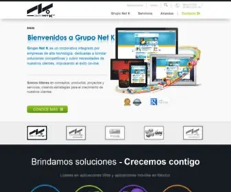 Gruponetk.com.mx(Diseño) Screenshot