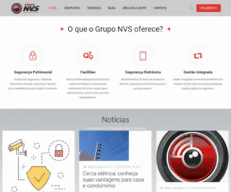 Gruponvs.com(Grupo NVS Segurança Patrimonial Eletrônica Terceirização Gestão Integrada) Screenshot