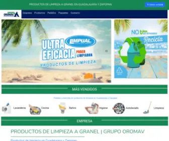 Grupooromav.mx(Productos de Limpieza a granel Guadalajara y Zapopan) Screenshot