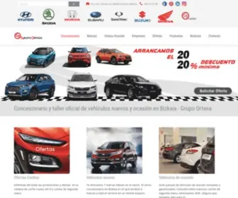 Grupoortasa.com(Coches de ocasion Y kM0. Concesionario Oficial Bizkaia de) Screenshot