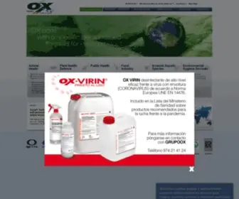 Grupoox.com(Soluciones Integrales en Bioseguridad) Screenshot