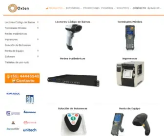 Grupooxten.com(Productos) Screenshot