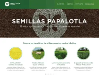 Grupopapalotla.com(Grupo Papalotla / Semillas de pastos híbridos mejorados) Screenshot