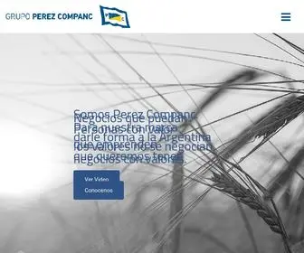 Grupoperezcompanc.com(Grupo Perez Companc) Screenshot