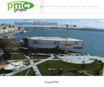 Grupopmc.es(Empresa de impermeabilizaciones en Santander Cantabria) Screenshot