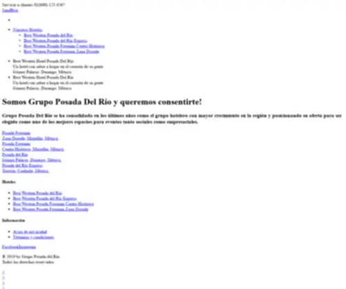 Grupoposadadelrio.mx(Grupo) Screenshot