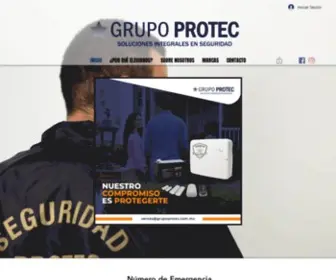 Grupoprotec.com.mx(Grupo Protec SA de CV) Screenshot