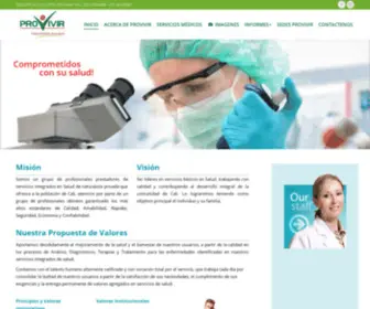 Grupoprovivir.com(Centro Medico Provivir IPS) Screenshot