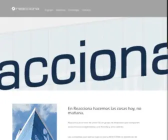 Gruporeacciona.com(Grupo Reacciona) Screenshot