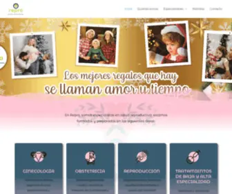 Gruporepro.com.mx(Especialistas en salud reproductiva) Screenshot