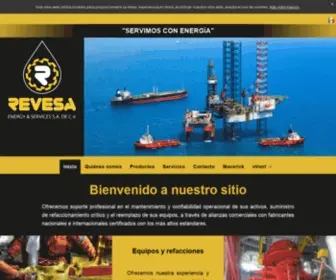 Gruporevesa.com(REVESA Energy and Services) Screenshot