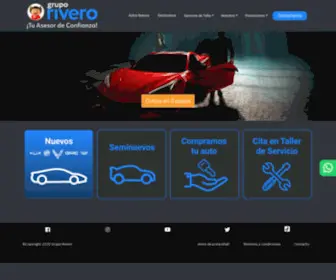 Gruporivero.com(Grupo Rivero Chevrolet Monterrey) Screenshot